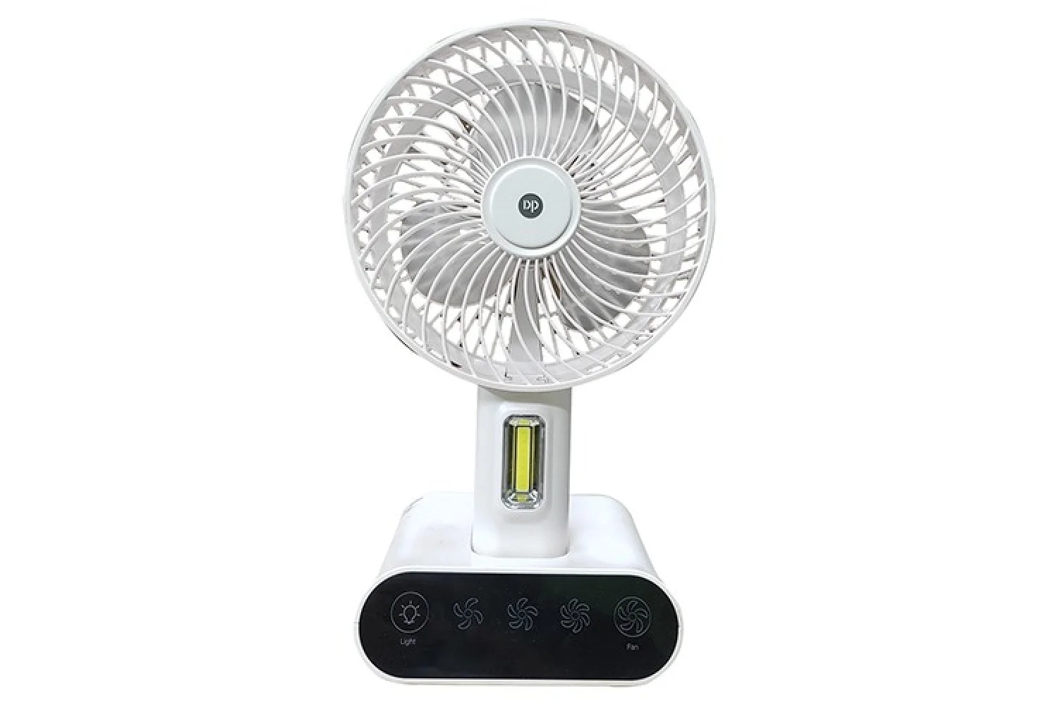 DP-7624 Rechargeable Touch Mini Table Fan With Lamp