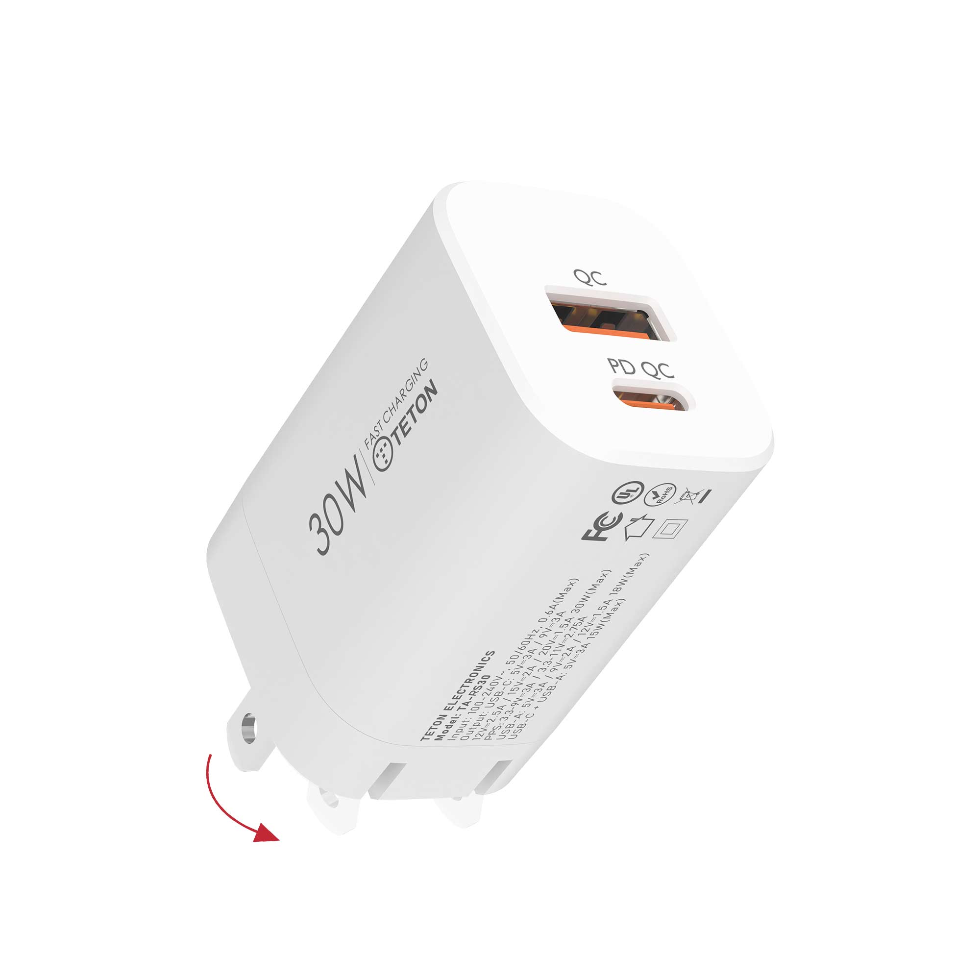 Teton 30W PD Fast Charger Travel Charger