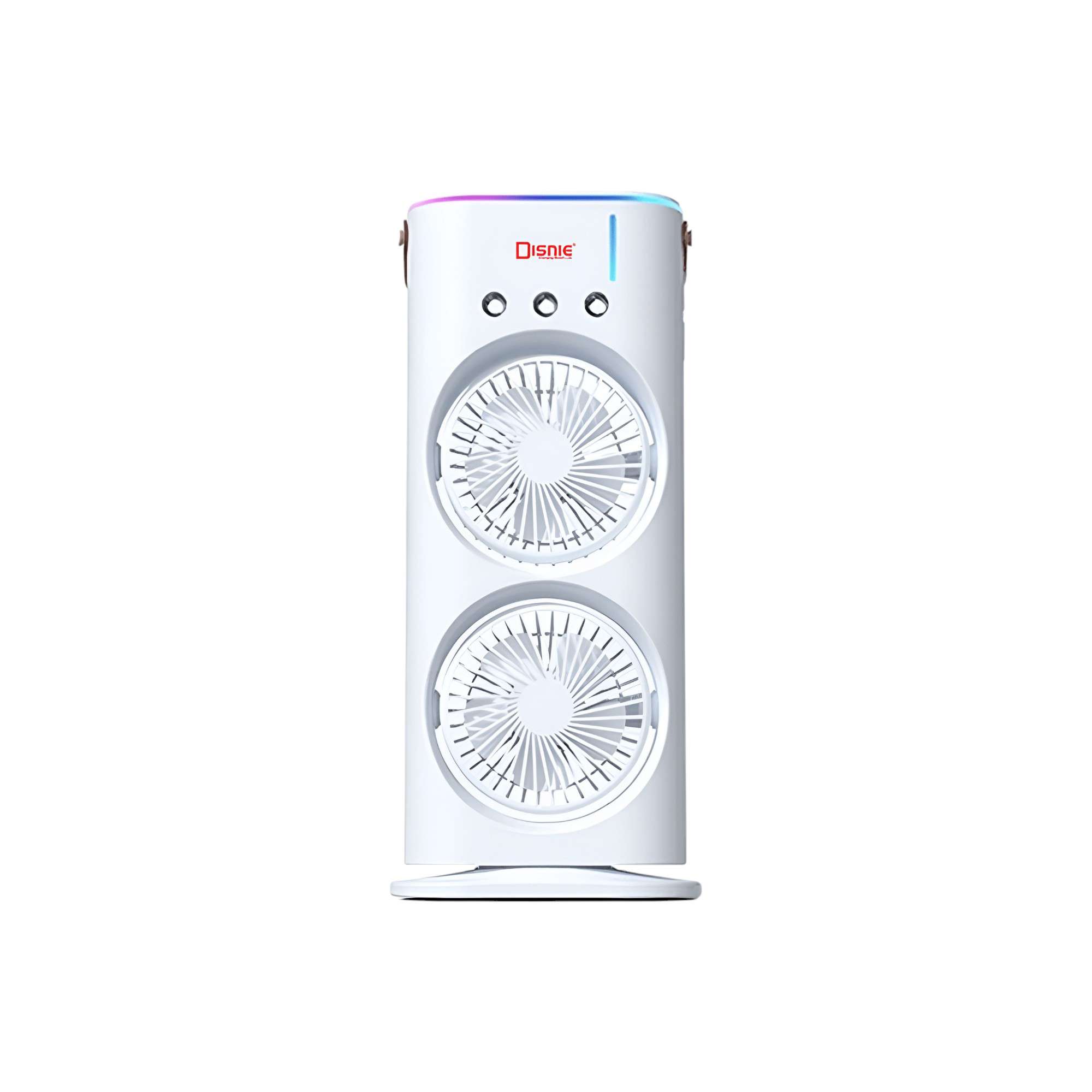 DISNIE Rechargeable Remote Control Double Head Spray Cooling Fan