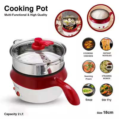 Electric Multifunctional 1.8L Mini Cooking Pot
