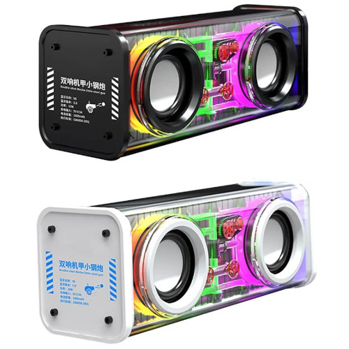 Mecha 10W Transparent RGB Colorful lights Bluetooth Speaker