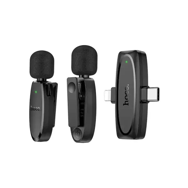 Hoco L15 Dual Wireless Lavalier Microphone Type-C