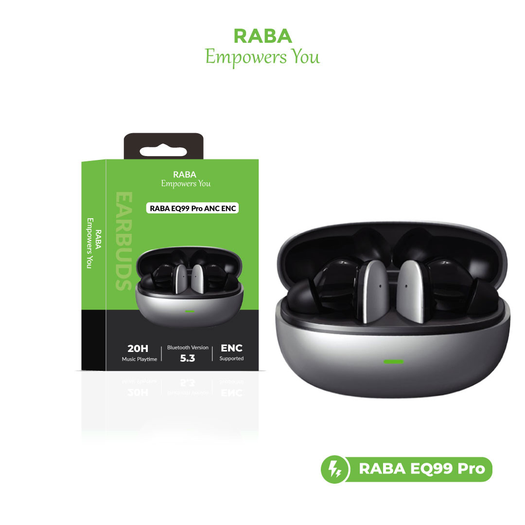 RABA EQ99 Pro ANC+ENC Wireless Earbuds