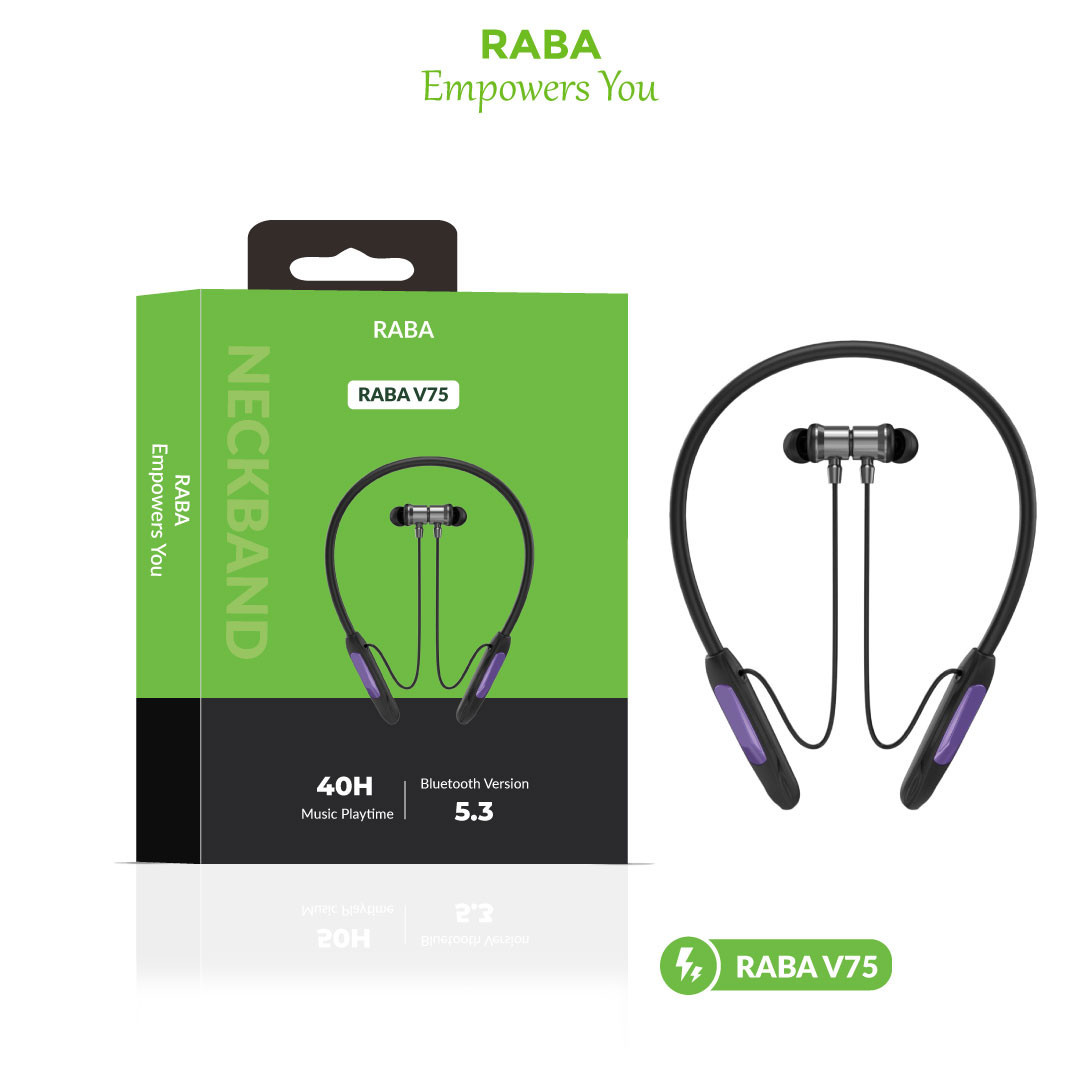 RABA V75 Neakband Magnetic ONOff 5 Voice Changer