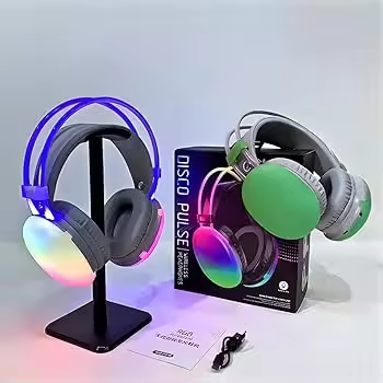 PG580 Disco Pulse RGB Wireless Headphone