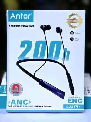 Antor Luxury 200H Anc Enc Wireless BluetoothType C Neckband