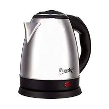 Prestige Electric Stainless Steel 2 Liter Kettle Silver And Black