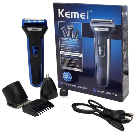 Kemei KM-6330 3-in-1 Hair Shaving Trimmer Machine