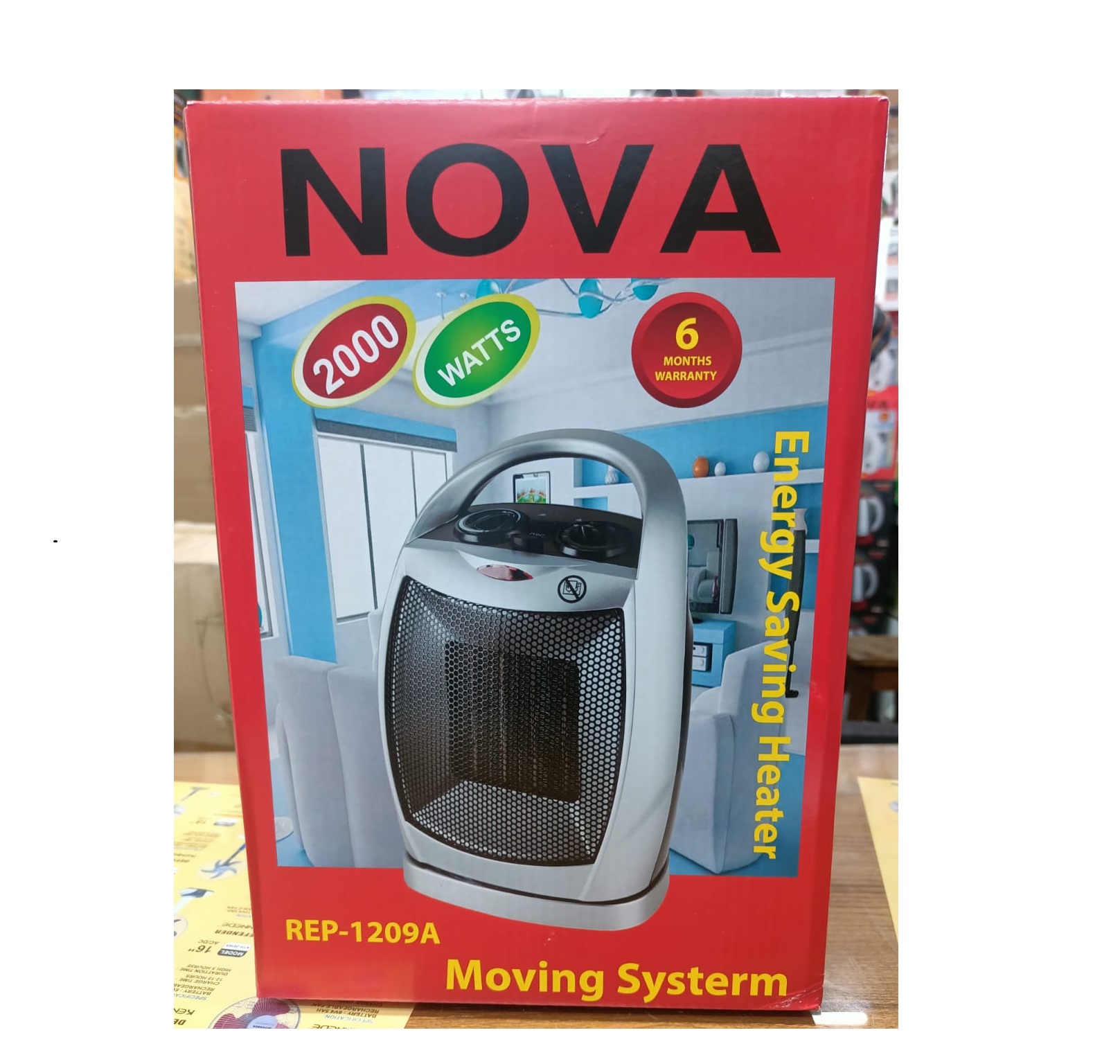 Nova NH-1209A 1500W Electric Room Heater