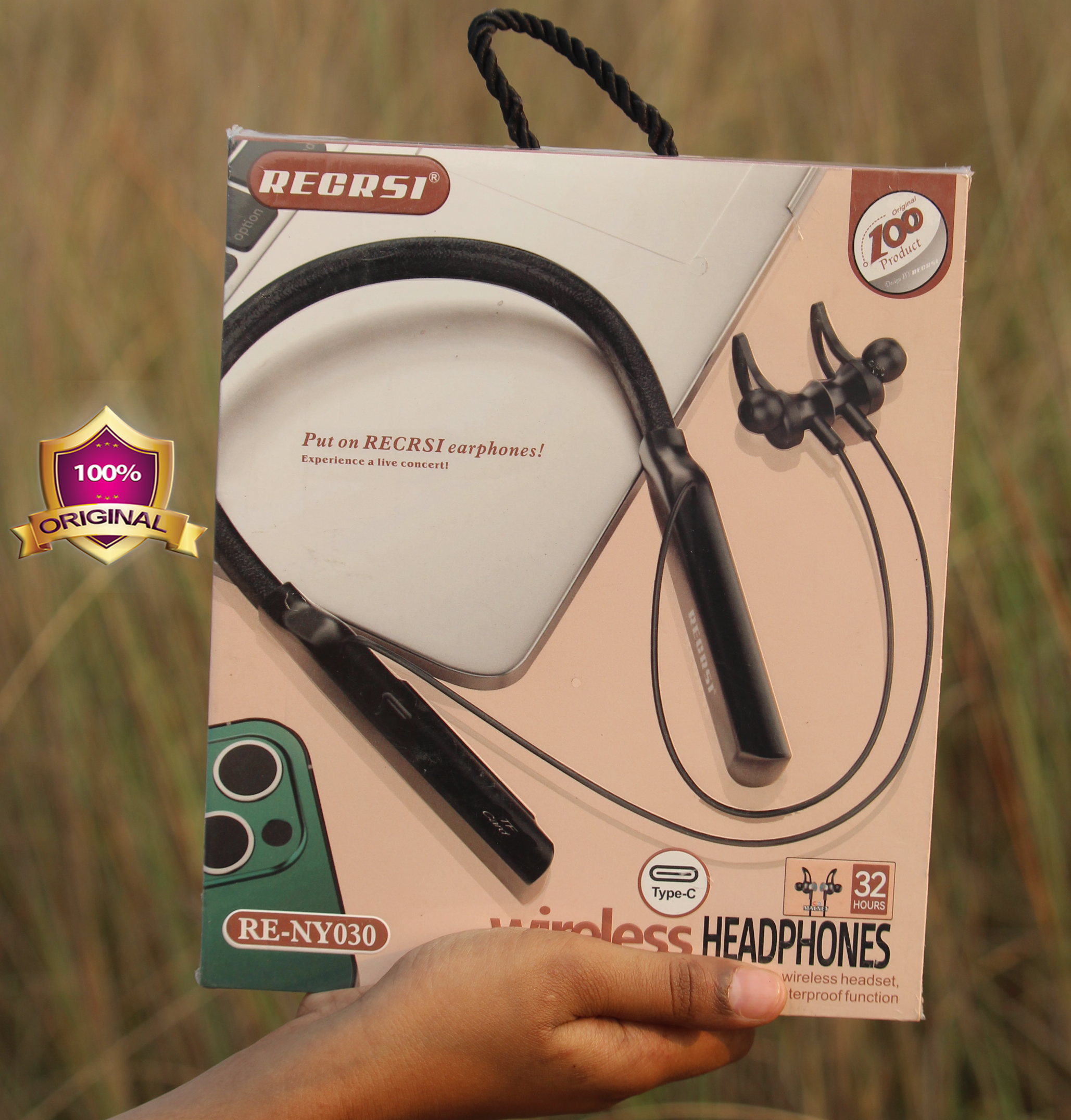 Recrsi RE-NY030 wireless Bluetooth Neckband