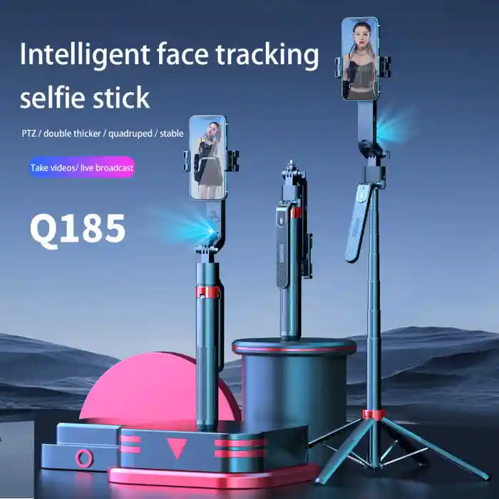 Q185 Auto Face Tracking Tripod Selfie Stick 5.8ft Gimbal with Remote