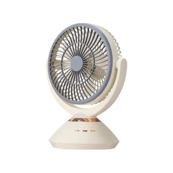 Joy Super JY-2570 USB Rechargeable Portable 6 Battery Table Fan