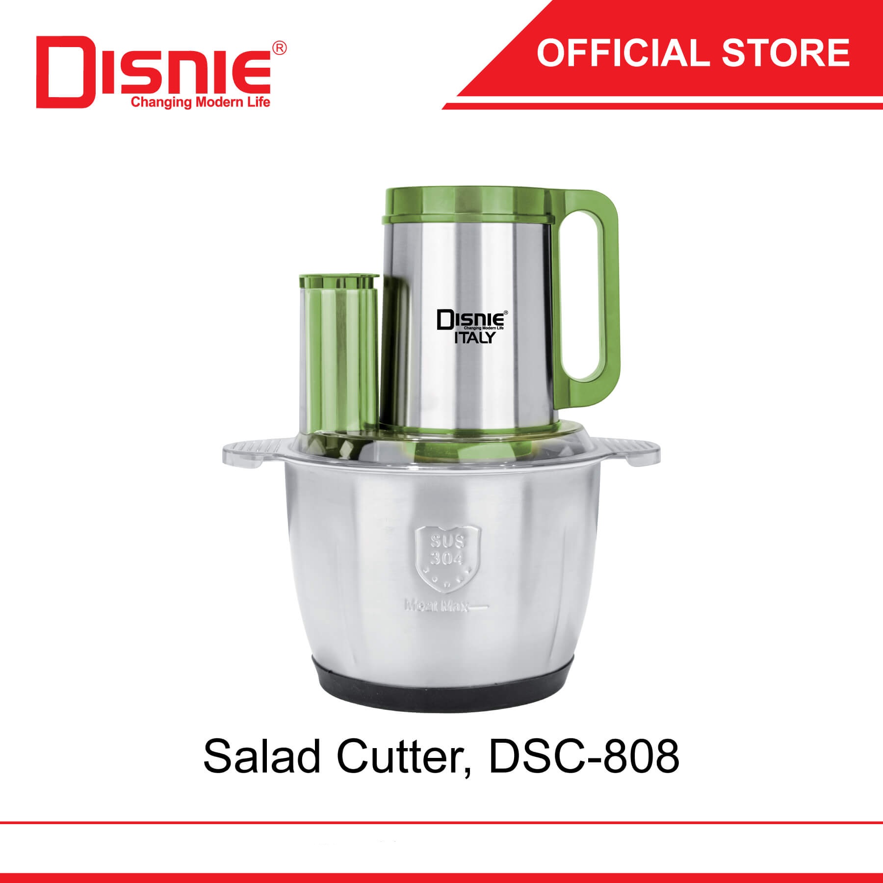 Disnie 6in1 DSC-808 Electric 3.5L Food Chopper And Salad Cutter