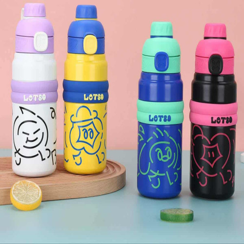 600ml Stainless Steel Material Kids Water Bottle