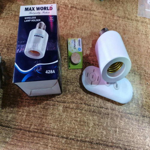 Smart World Remote Control Lamp Holder