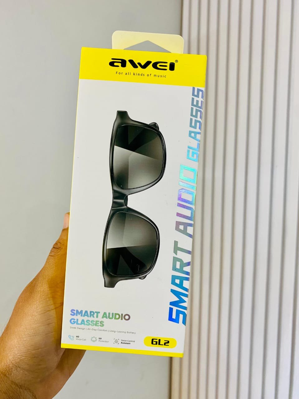 Awei GL2 Smart Audio Sun-Glasses with UV Protection & Voice Control