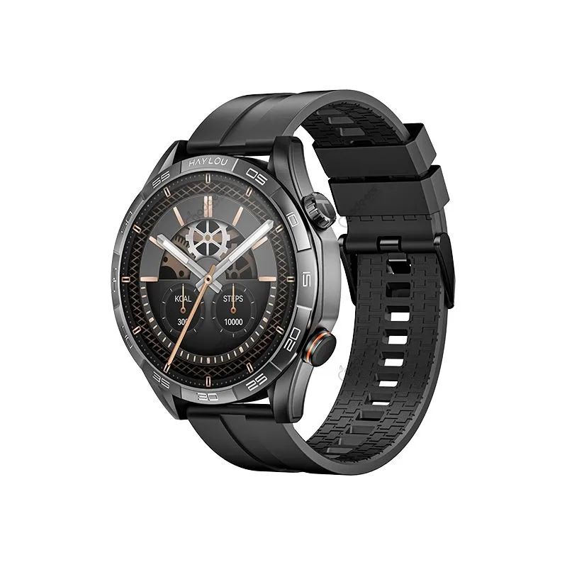 Haylou Solar 5 BT Calling Smart watch – Black 1.58″ AMOLED display