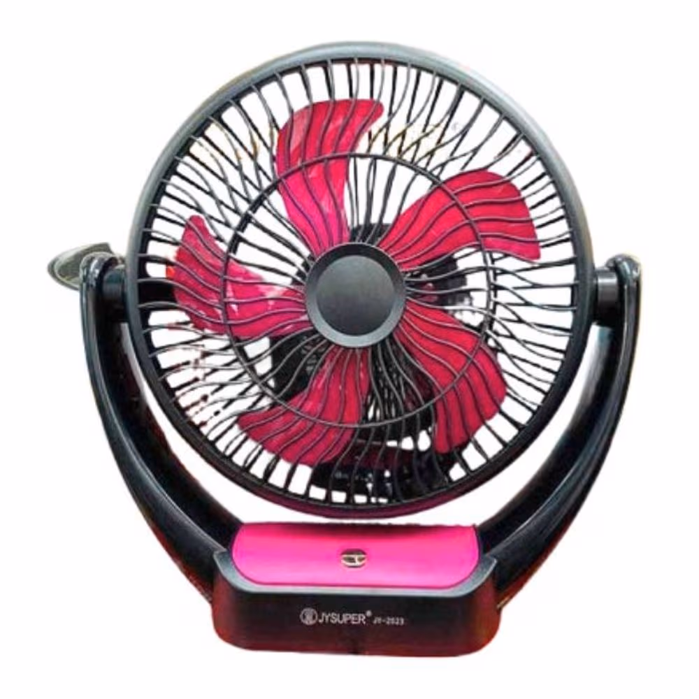 JY SUPER-2523 AC-DC Rechargeable 3600mAh Lithium Battery USB Table Fan