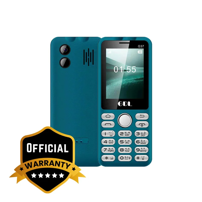 GDL G37 Official New ButtonPhone – 3000mAh Battery, Dual SIM, Wireless FM