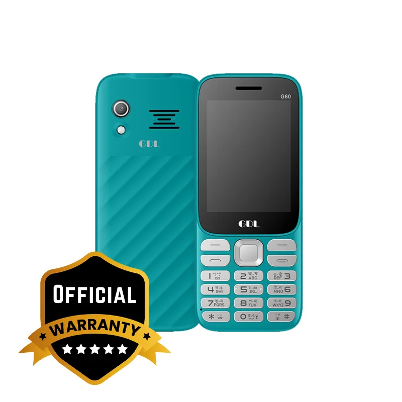 GDL G80 Official New ButtonPhone – 2.8″ Display, 3000mAh Battery, Dual SIM, Wireless FM & Bluetooth