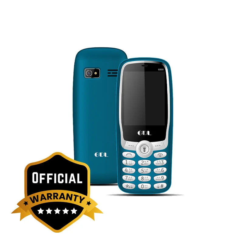 GDL G500 Official New ButtonPhone – 2.4″ QVGA Display, 1450mAh Battery, Dual SIM, Wireless FM & Bluetooth