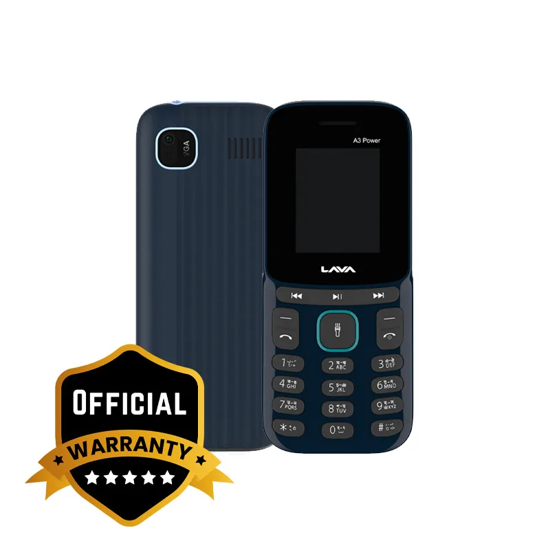 Lava A3 Power Official New ButtonPhone 1.77″  Display, 2575mAh Battery, Dual SIM