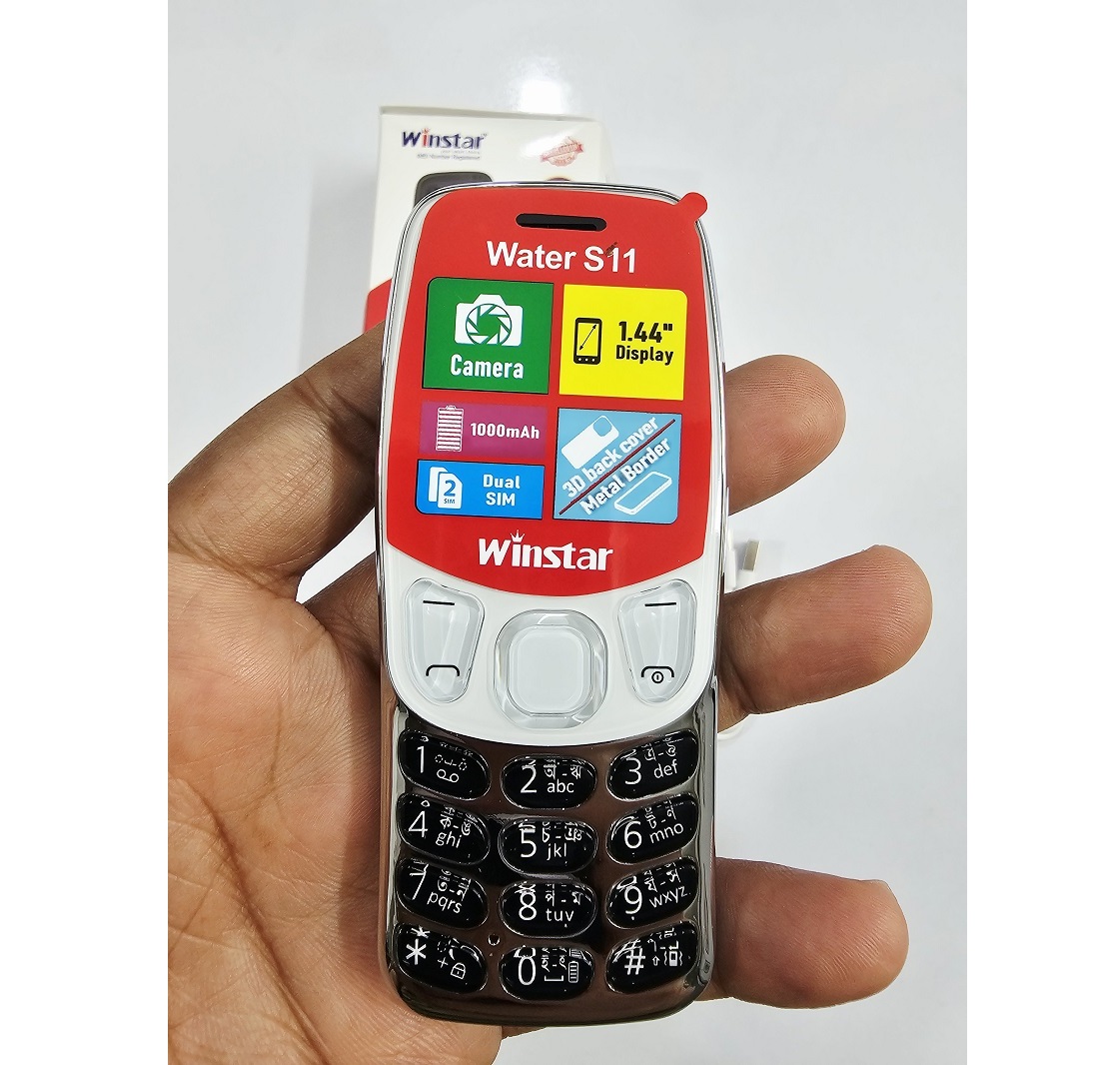 Winstar Water S11 Mini Official New Button Phone – 1.44″ Display, 1000mAh Battery & Dual SIM